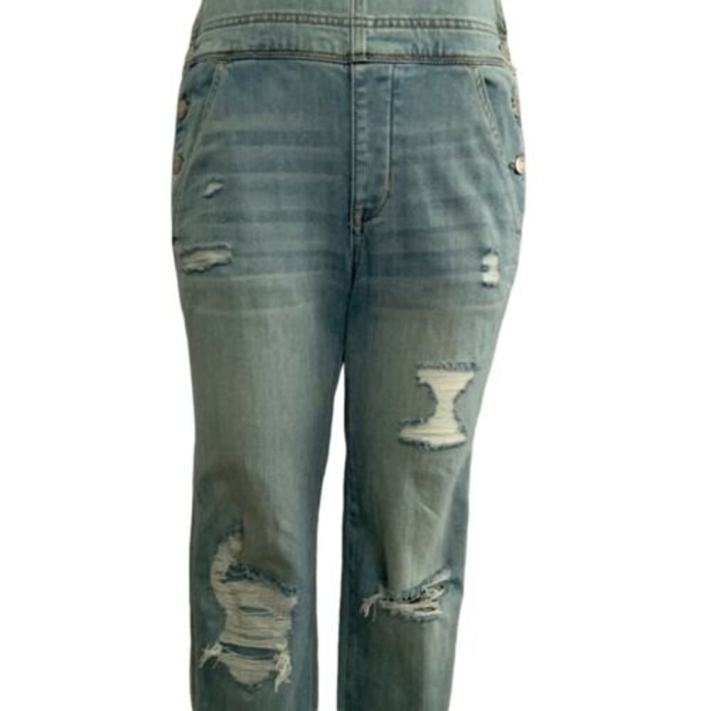 American Eagle Outfitters Overalls Distressed TomGirl XS - Picture 7 of 12